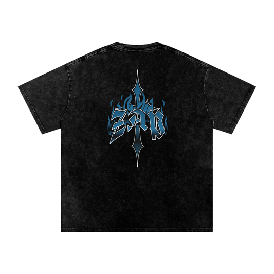 Acid Wash Oversize T-Shirt - 250 GSM