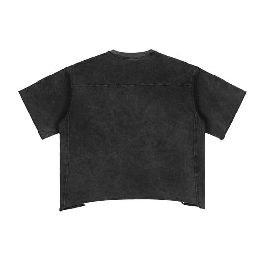 Sukuna Raw Edge Snow Washed Boxy T-Shirt